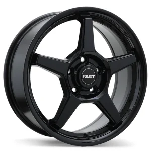 Fast Wheels – Flair – Black – 17″x7″ 45mm – All weather Wheels – F272-1770-65BN+45C671